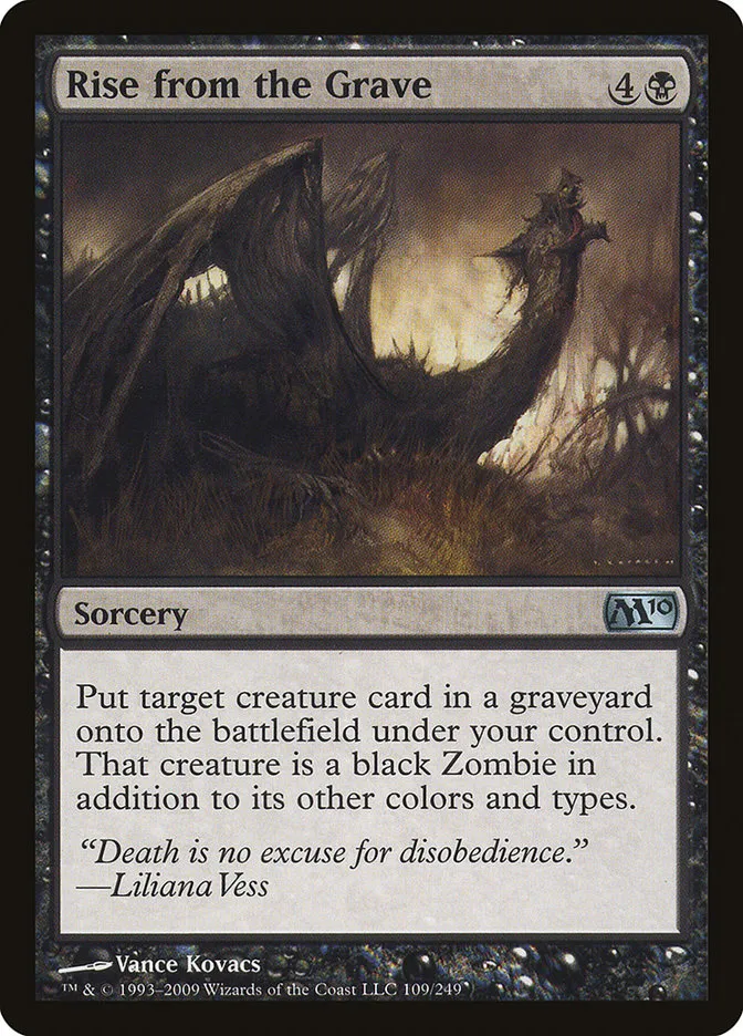 2009 Magic 2010 Rise from the Grave uncommon #109 uncommon card image