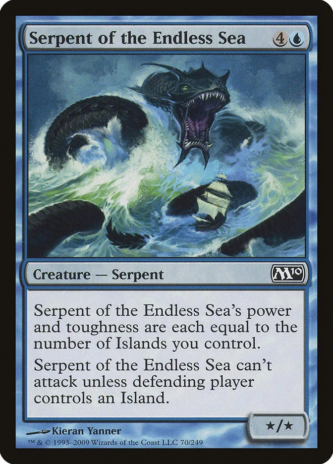 2009 Magic 2010 Serpent of the Endless Sea #70 common card image