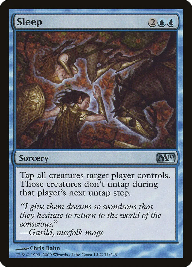 2009 Magic 2010 Sleep uncommon #71 uncommon card image