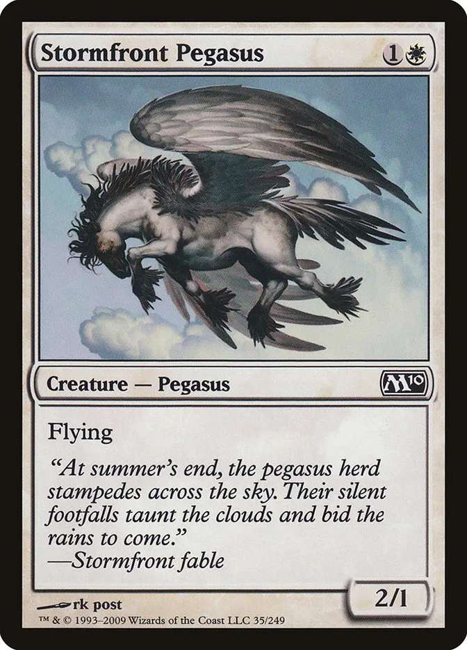 2009 Magic 2010 Stormfront Pegasus common #35 common card image