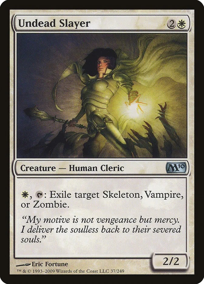 2009 Magic 2010 Undead Slayer uncommon #37 uncommon card image