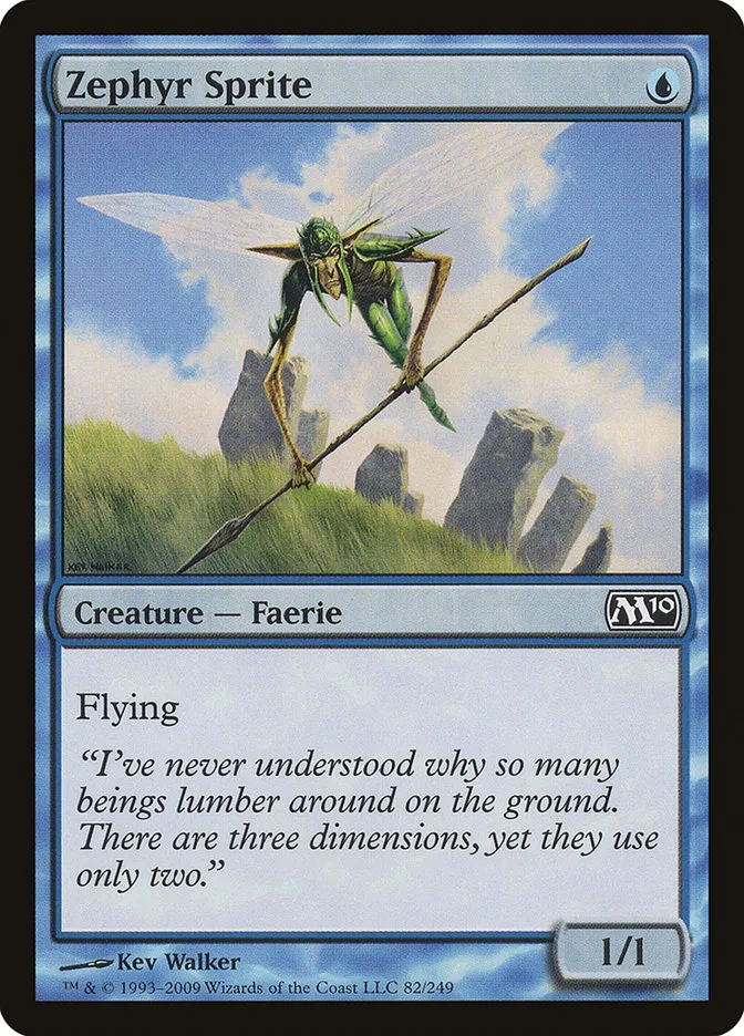 2009 Magic 2010 Zephyr Sprite common #82 common card image