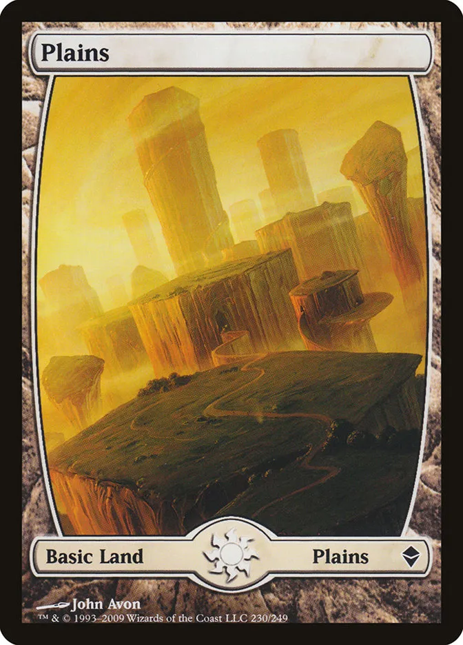 2009 Zendikar Plains common #230 common card image
