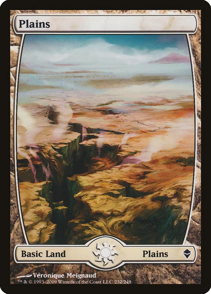 2009 Zendikar Plains common #232 common card image