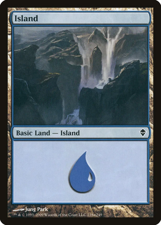 2009 Zendikar Island common #235a common card image