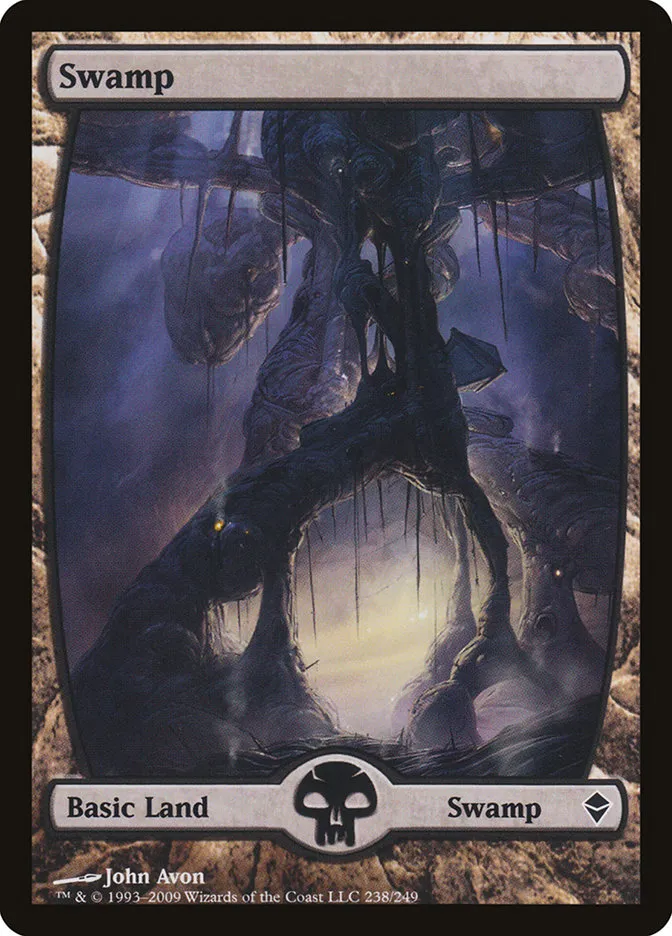 2009 Zendikar Swamp #238 common card image