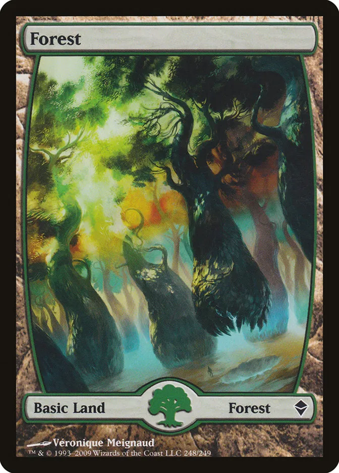 2009 Zendikar Forest common #248 common card image