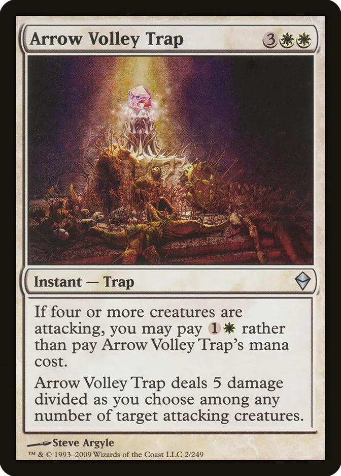 2009 Zendikar Arrow Volley Trap uncommon #2 uncommon card image