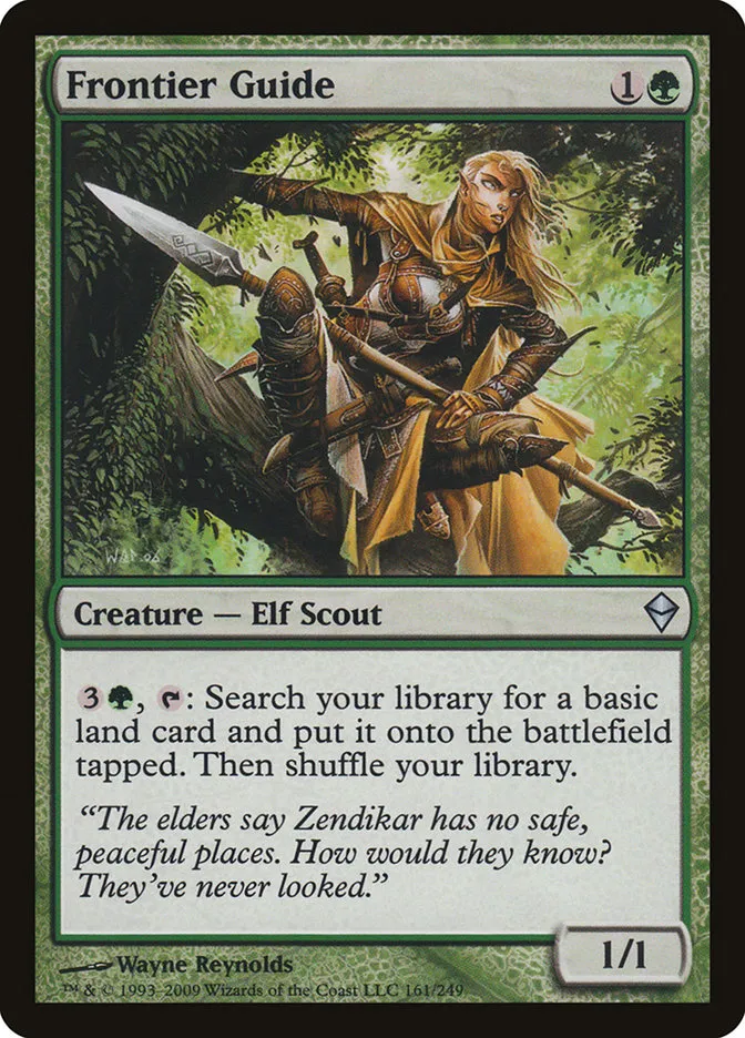 2009 Zendikar Frontier Guide uncommon #161 uncommon card image
