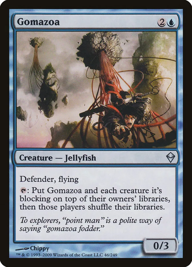2009 Zendikar Gomazoa uncommon #46 uncommon card image