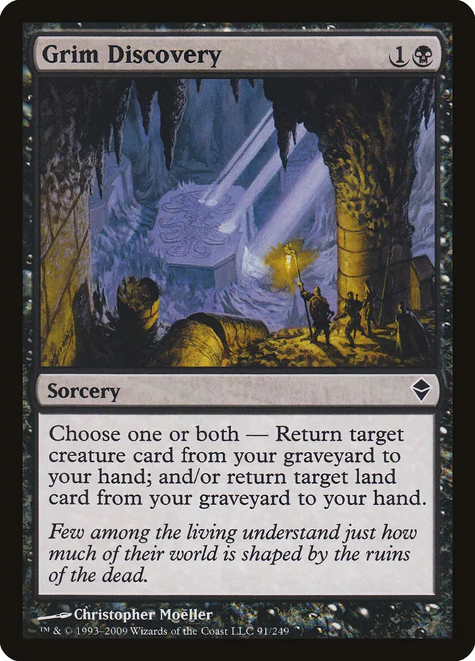 2009 Zendikar Grim Discovery common #91 common card image