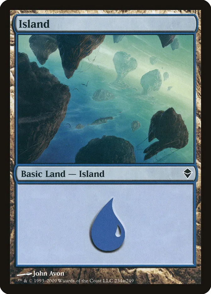 2009 Zendikar Island #234a common card image