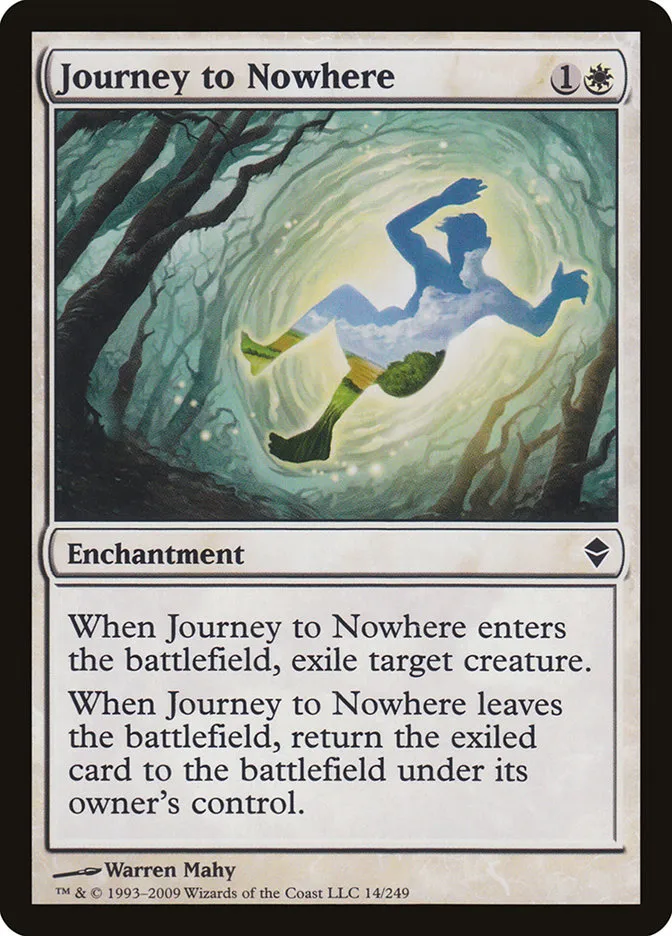 2009 Zendikar Journey to Nowhere common #14 common card image
