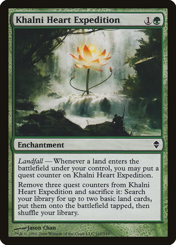 2009 Zendikar Khalni Heart Expedition #167 common card image