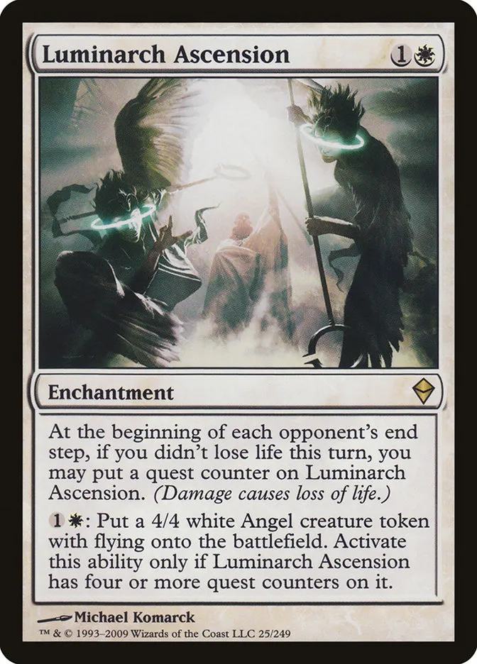 2009 Zendikar Luminarch Ascension rare #25 rare card image