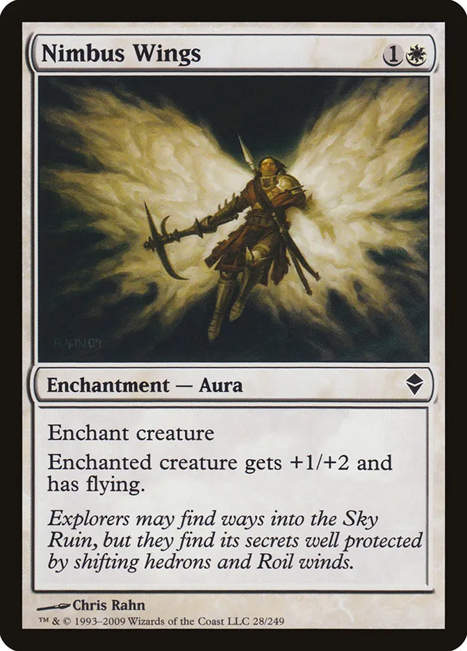 2009 Zendikar Nimbus Wings common #28 common card image