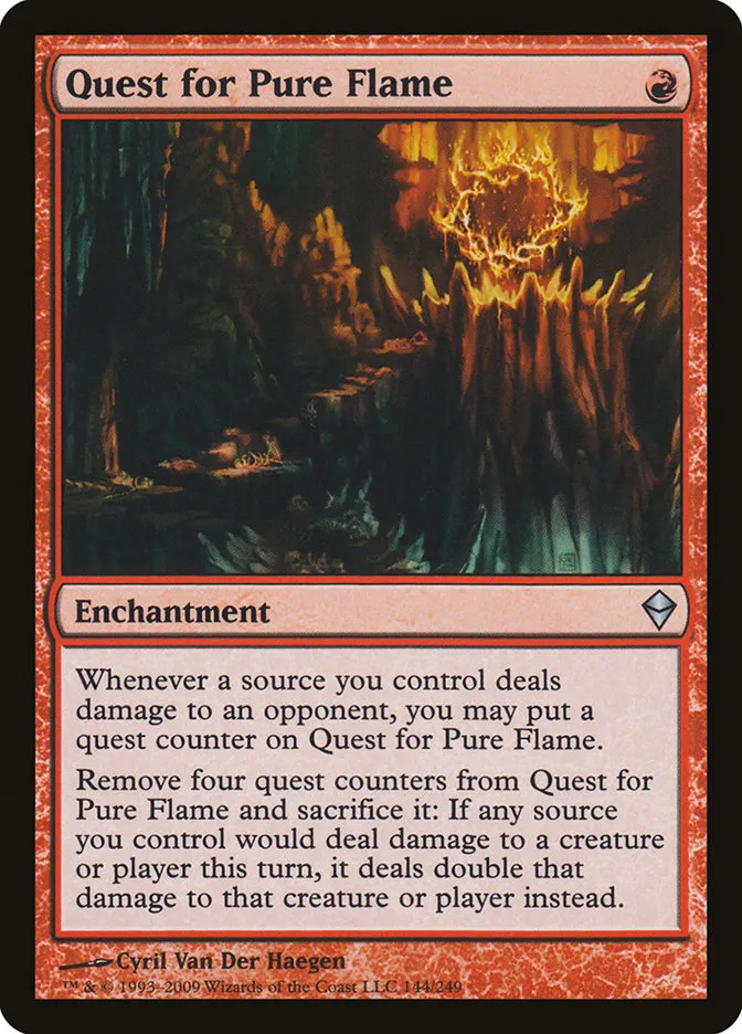 2009 Zendikar Quest for Pure Flame #144 uncommon card image
