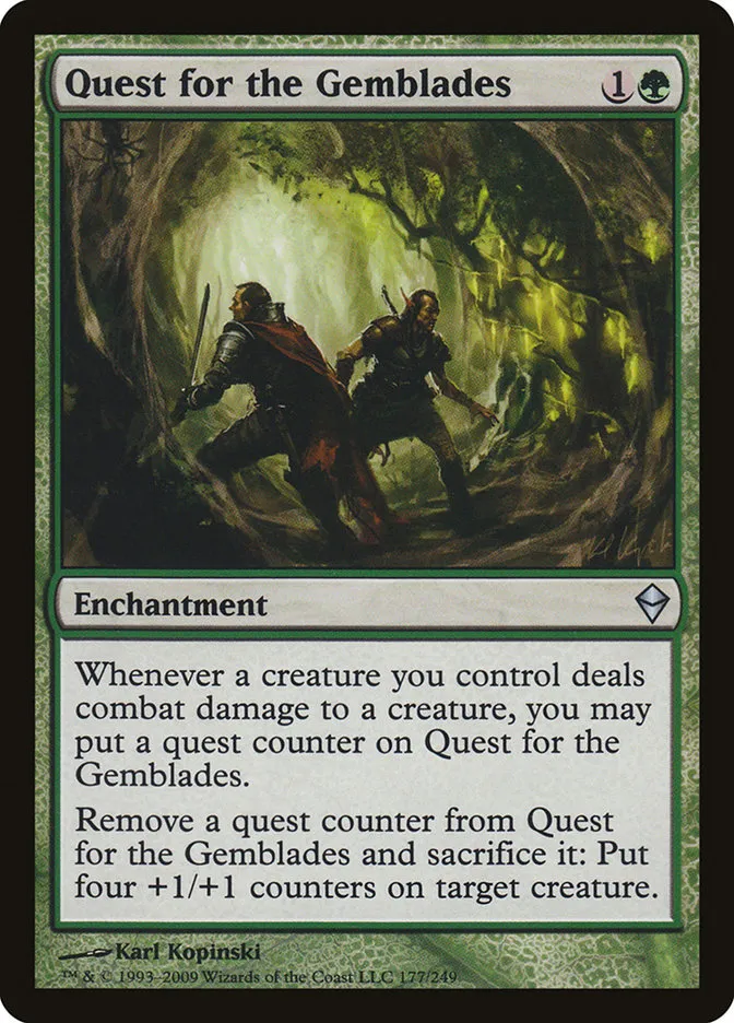 2009 Zendikar Quest for the Gemblades #177 uncommon card image