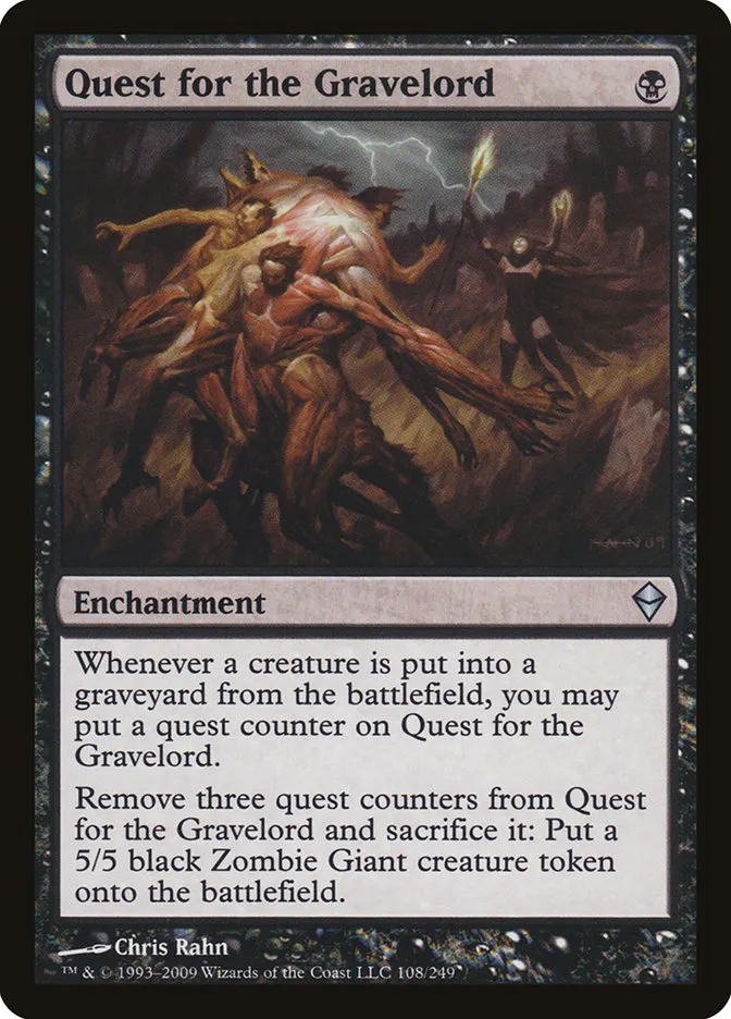 2009 Zendikar Quest for the Gravelord #108 uncommon card image