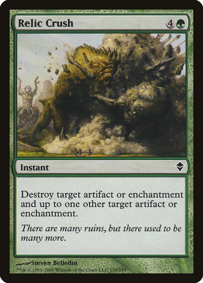 2009 Zendikar Relic Crush #179 common card image