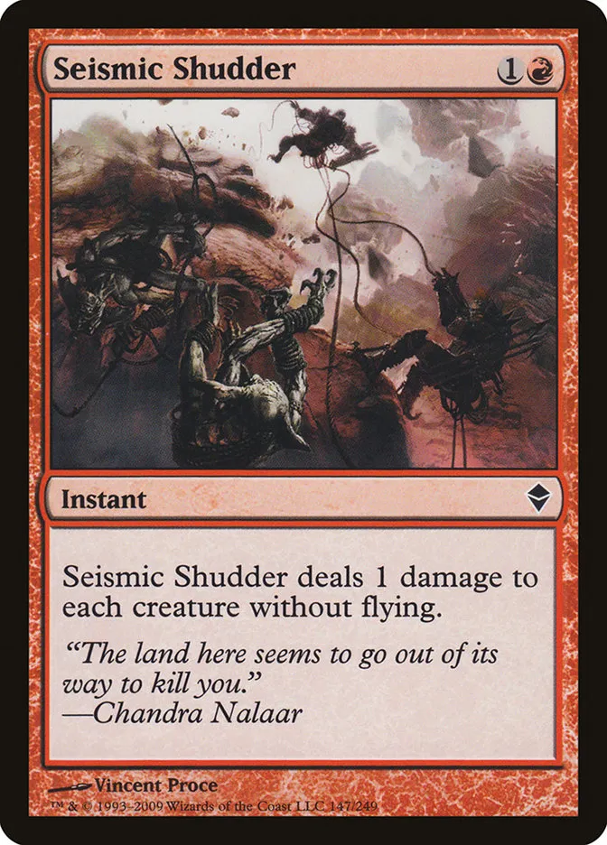 2009 Zendikar Seismic Shudder #147 common card image