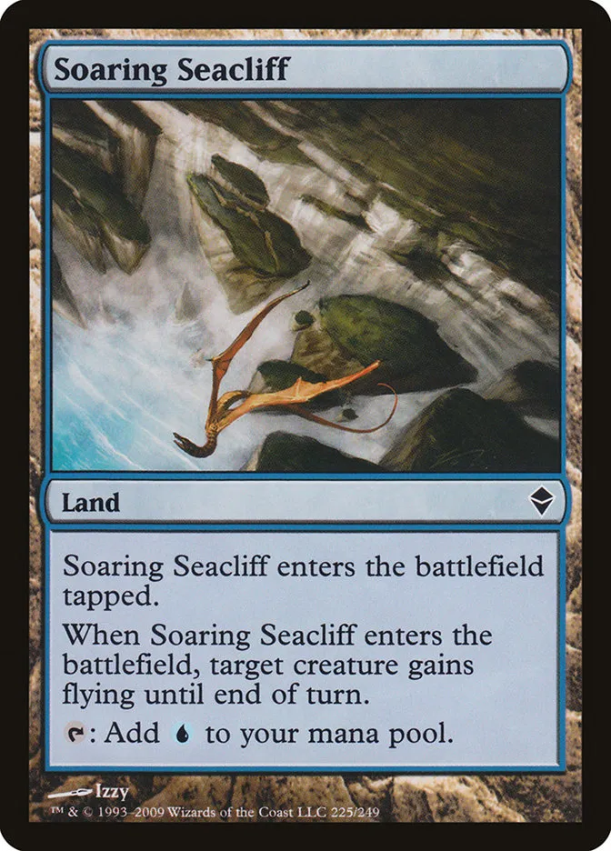 2009 Zendikar Soaring Seacliff #225 common card image