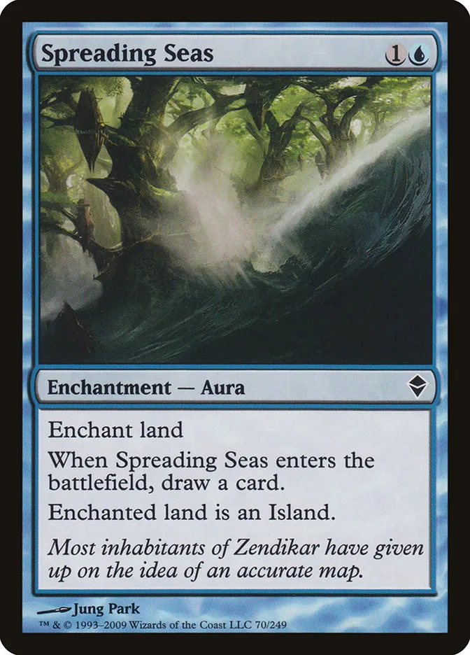 2009 Zendikar Spreading Seas common #70 common card image
