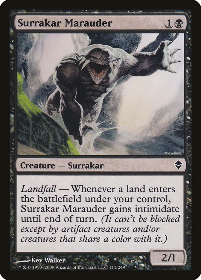 2009 Zendikar Surrakar Marauder #113 common card image