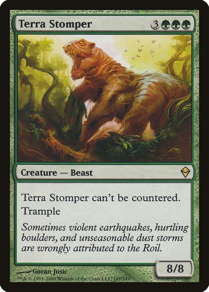 2009 Zendikar Terra Stomper rare #187 rare card image