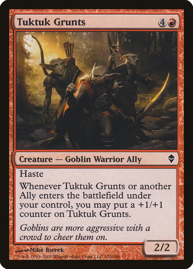 2009 Zendikar Tuktuk Grunts #152 common card image