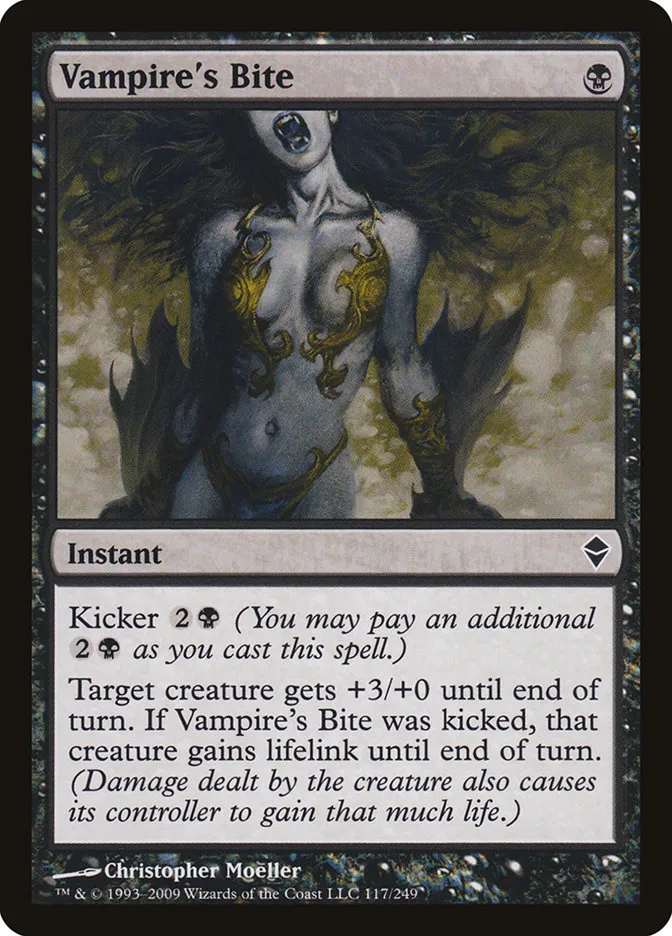 2009 Zendikar Vampire's Bite #117 common card image