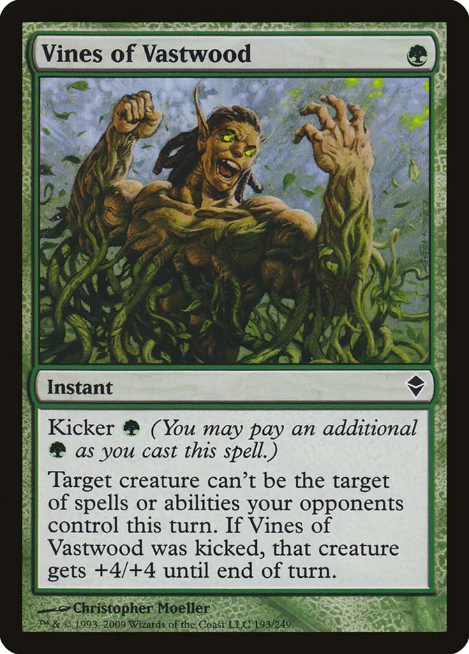 2009 Zendikar Vines of Vastwood #193 common card image