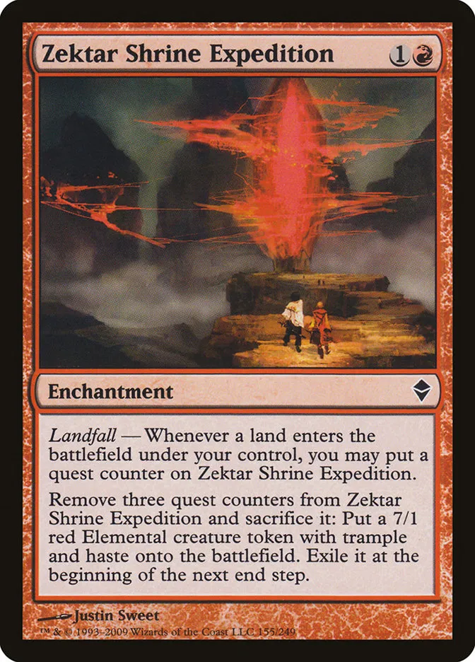 2009 Zendikar Zektar Shrine Expedition #155 common card image