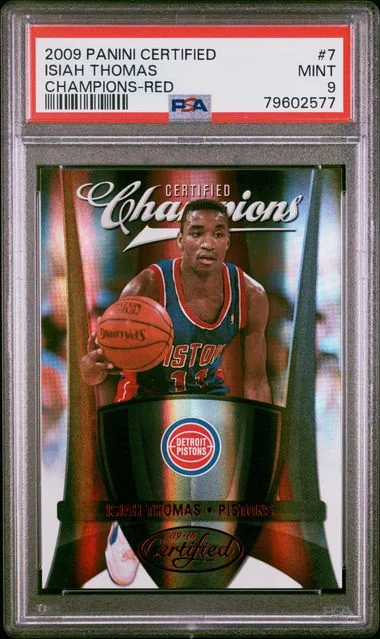2009 Panini Certified Isiah Thomas Champions Red #7 card image