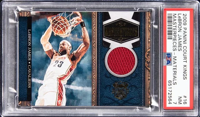 2009 Panini Court Kings LeBron James Masterpieces - Materials #16 card image