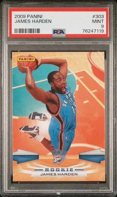2009 Panini James Harden #303 card image