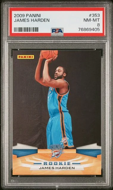 2009 Panini James Harden #353 card image