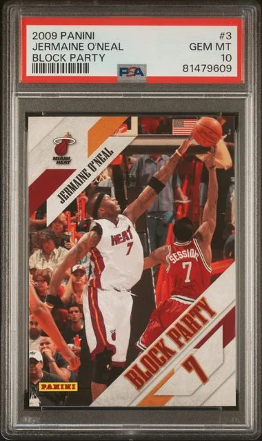 2009 Panini Jermaine O'Neal Block Party #3 card image