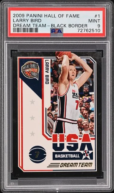 2009 Panini Larry Bird Hall of Fame Dream Team Black Border #1 card image