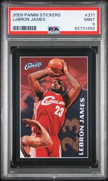 2009 Panini LeBron James Stickers #371 card image