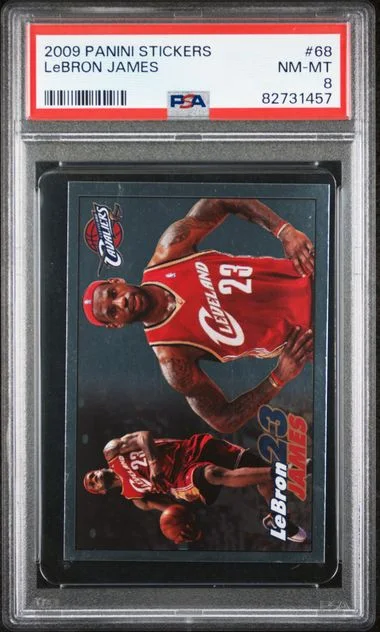 2009 Panini LeBron James Stickers #68 card image