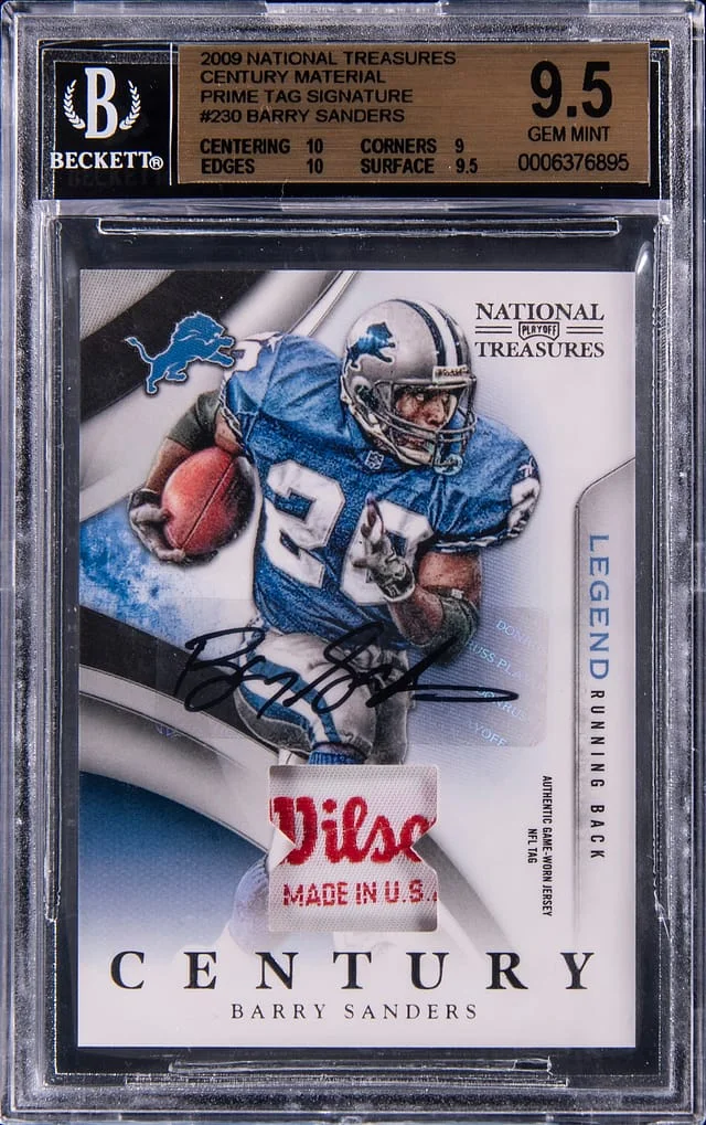 2009 Panini National Treasures Century Material Prime #no-number card image