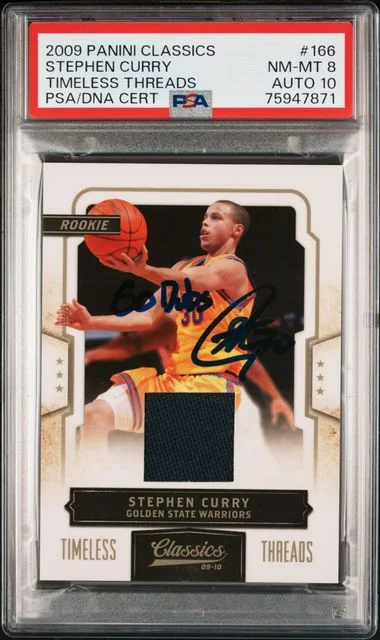 2009 Panini Stephen Curry Classics Timeless Threads #166 card image