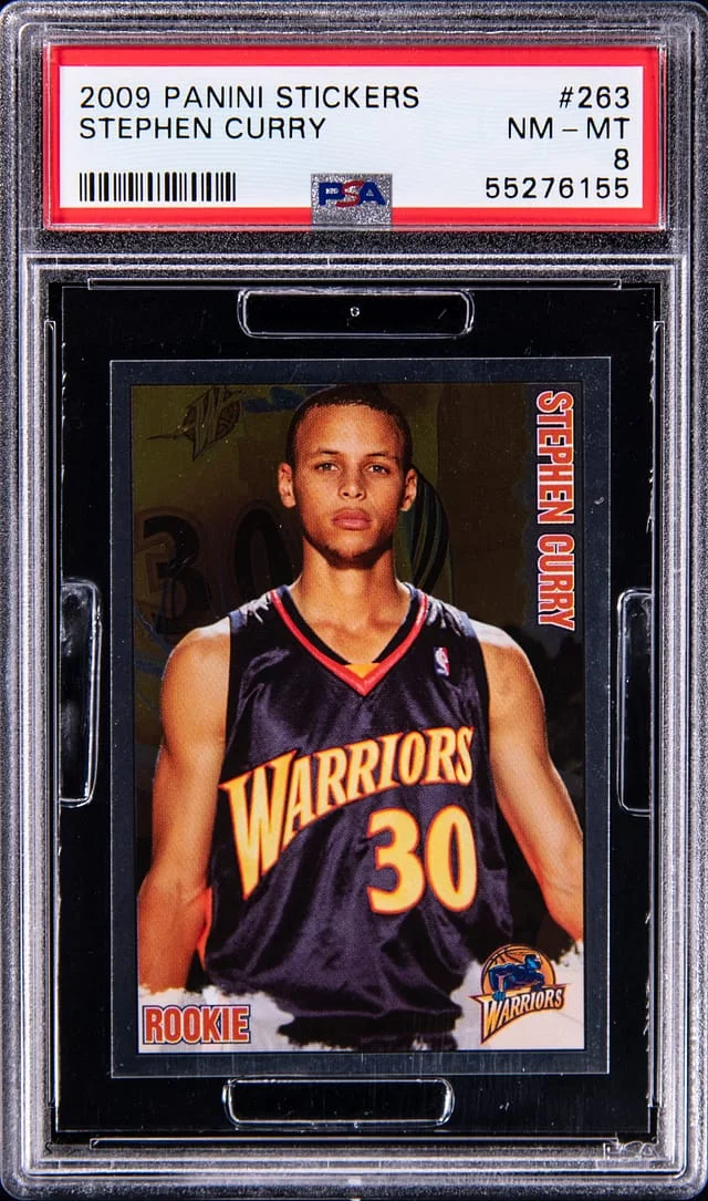 2009 Panini Stephen Curry Stickers #263 card image