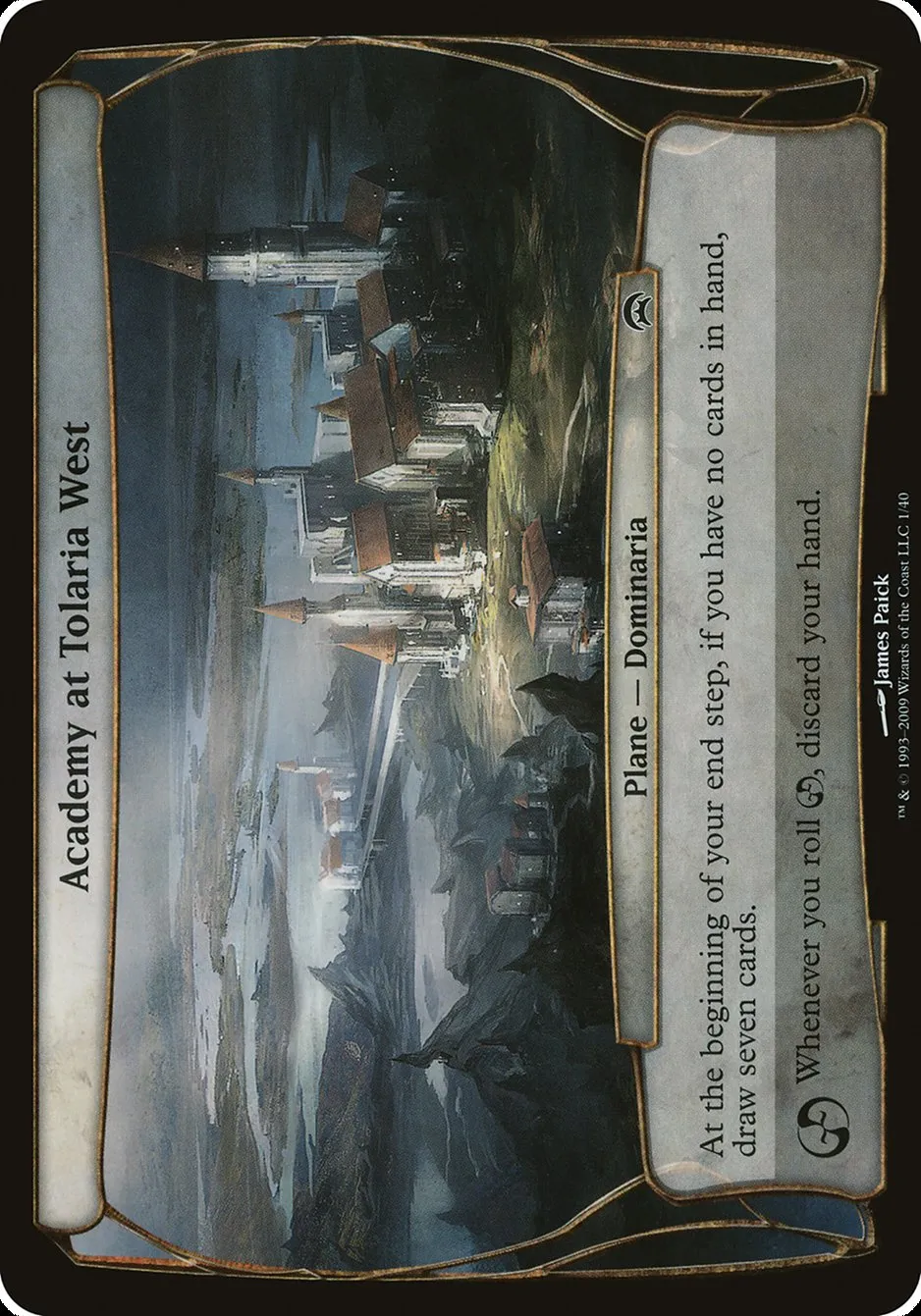 2009 Planechase Planes Academy at Tolaria West common #1 unlisted card image