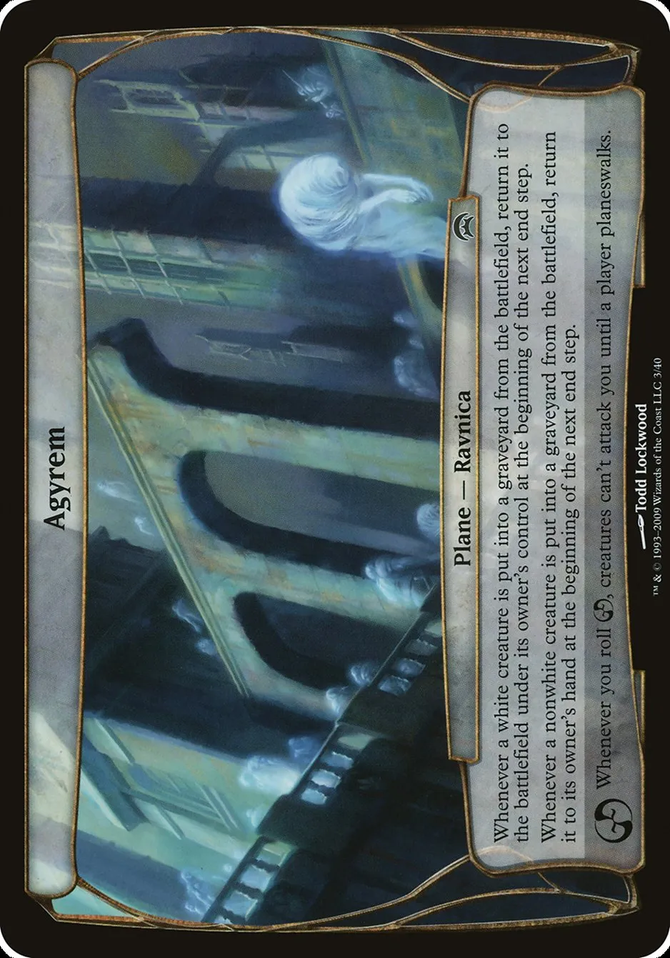 2009 Planechase Planes Agyrem common #3 unlisted card image