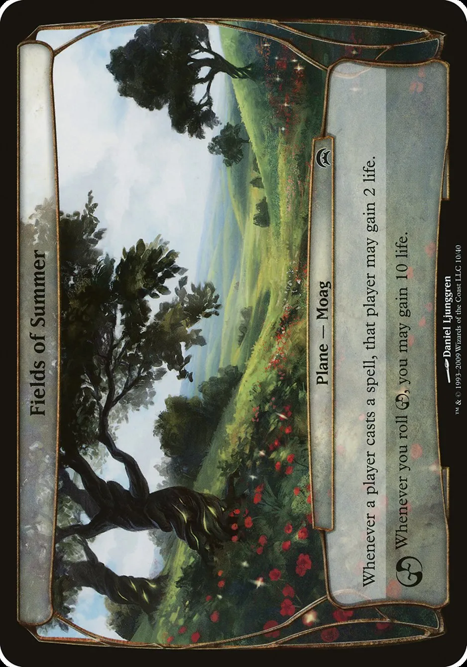 2009 Planechase Planes Fields of Summer common #10 unlisted card image