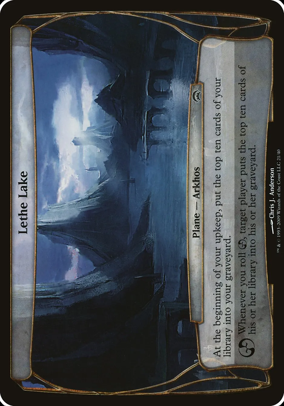 2009 Planechase Planes Lethe Lake common #21 unlisted card image