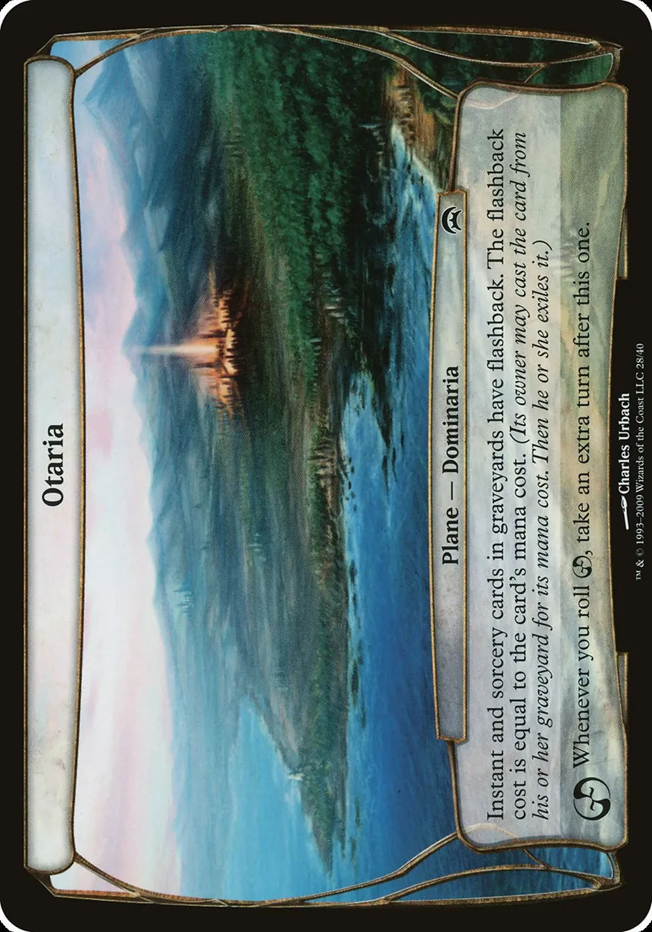 2009 Planechase Planes Otaria common #28 unlisted card image