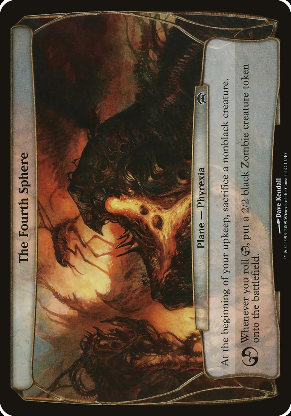 2009 Planechase Planes The Fourth Sphere common #11 unlisted card image